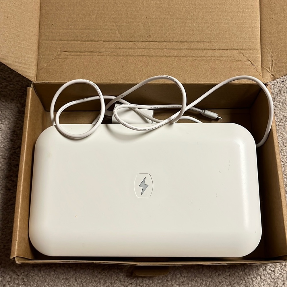 Phone soap, phone sterilizing unit